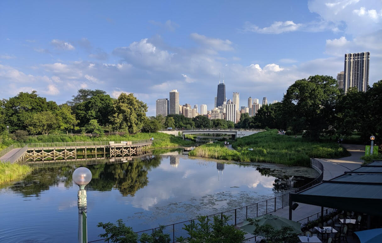 Chicago Skyline from Lincoln Park
